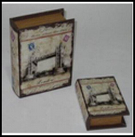 Сувенир, Феникс, Шкатулка, "Сундучок", 2 штуки, 20х15х6,3/15х10,5х4,3 см 2300210 — 1