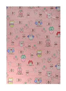 Тканевый лист на клеевой основе А4 Совы, в ассорти (11-00822-PA4003)