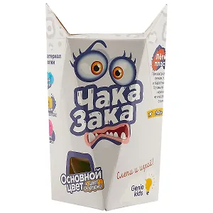 Пластилин Genio Kids, Чака Зака, легкий для детской лепки 35 г, белый
