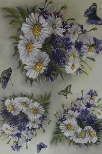 Декупажная карта Ромашковое поле (А4)