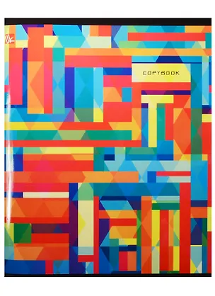 Тетрадь в клетку Unnika, "Яркая графика", 96 листов, в ассортименте 241072