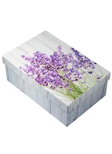 Коробка подарочная "Букет лаванды" 21*14*8,5см, картон