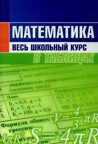 Математика. Весь школьный курс в таблицах. - 8-е изд.