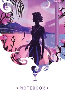 Книга для записей А5 96л тчк. "Ночь нежна" интегр.обл.