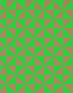 Записная книжка, Феникс+ А6 (117*151) 160стр Треугольник на зеленом твердая обложка 43169