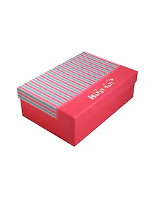 Коробка подарочная 22*15*7см, "Happy day", полоска, розовая, картон, Хансибэг