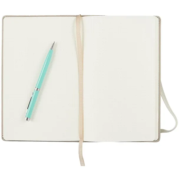 Книга для записей А5 96л тчк. "Joy Book. Утренняя дымка" иск.кожа, тв.переплет, ляссе, резинка, инд.уп. 262404 — 3