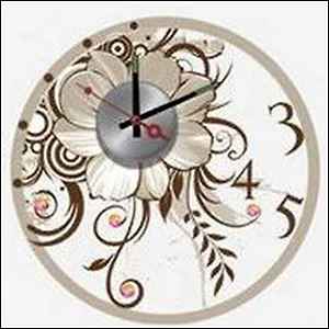 Часы настенные Часы-стикер D10 (10D009) (блистер)