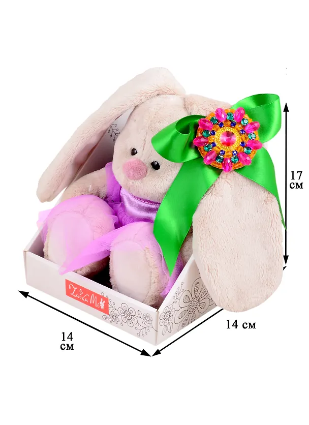 Игрушка мягкая Budi Basa, Зайка Ми Лавандовый чароит (15 см) (SidX-411) 2834894 — 3