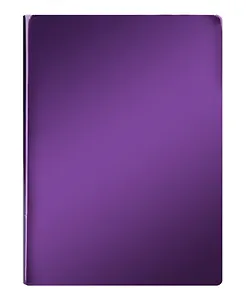 Ежедневник недат. А6+ 160л "Mirror" фиолетовый, иск.кожа, мягк.переплет, двойное ляссе, In Folio