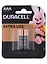 Батарейки "Duracell Basic", AAA, 2 штуки — 234617 — 2