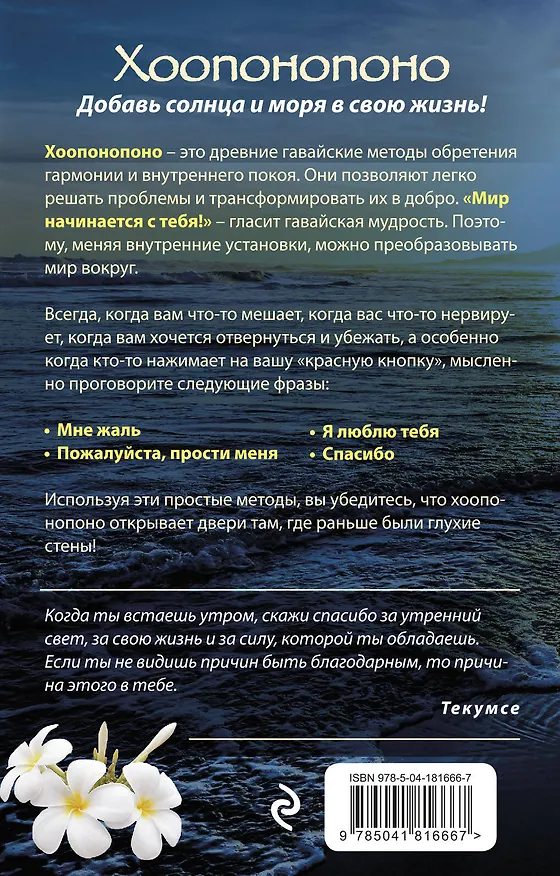 Книга Хоопонопоно. Гавайские практики для счастливой жизни (нов. оф.) (Ульрих Дюпре) — 2