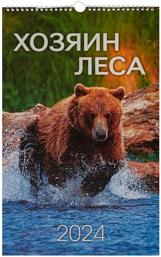 Календарь 2024г А3 "Хозяин леса" настенный, на спирали 2999104 — 1