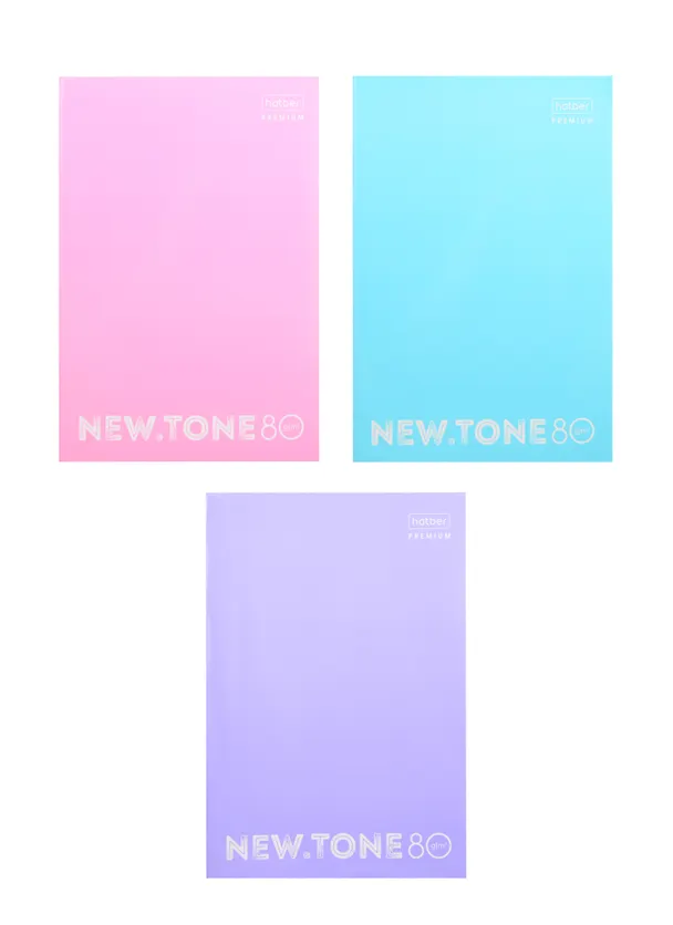 Тетрадь общая «NEWtone Pastel», 80 листов в клетку, А4, в ассортименте - Hatber 257436 — 3