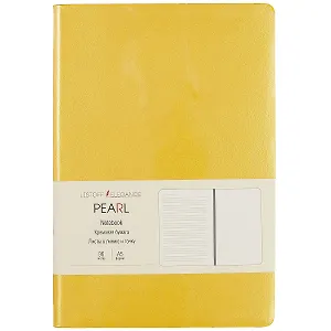 Недатированный ежедневник «Pearl», жёлтый, 96 листа, А5