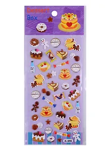 Стикеры зефирные Десерты микс A610-A646