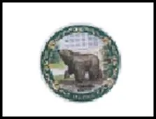 ГС магнит керамика Пермь Легенда о пермском медведе 5 см 465911 2322904