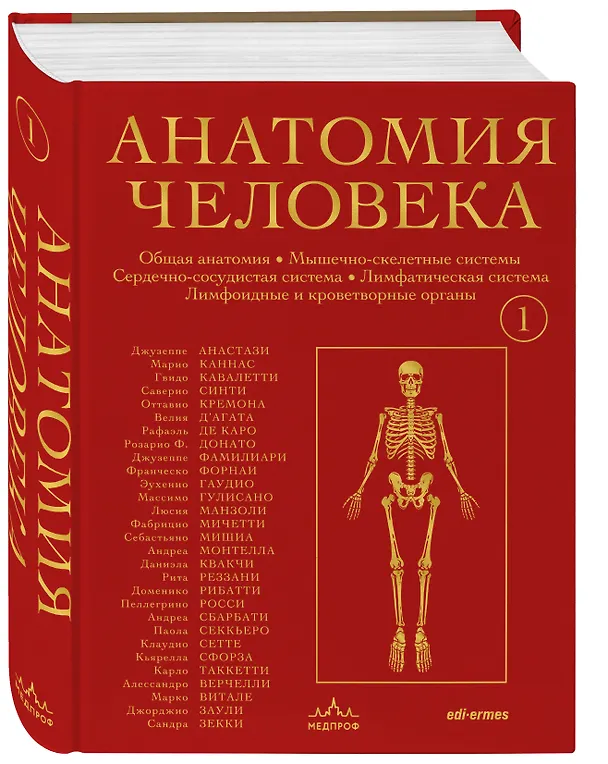 Книга Анатомия человека. Эксклюзивное издание с 50-летней историей. Том 1 (Джузеппе Анастази, Марио Каннас, Гвидо Кавалетти) — 6