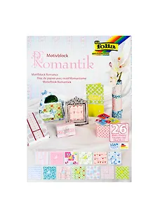 Набор д/творчества Bringmann Бумага с орнаментом романтика 24*34см 26л. 46949