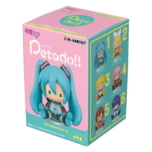 Фигурка коллекционная Re-ment Хацуне Мику HATSUNE MIKU petadoll, в ассортименте (69612) 3130674 — 2