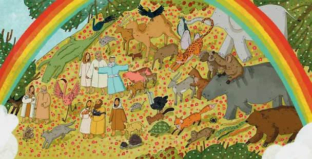 Книга Ноев ковчег (ил. М. Поздняковой) (с грифом РПЦ) (Светлана Кипарисова) — 13