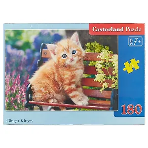 Пазл Castorland Рыжий котенок 180эл, 32*23см В-018178