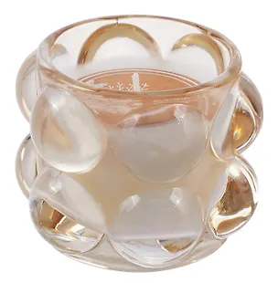 Свеча в стакане белая, стекло, 8,5 х 6,5 3104714