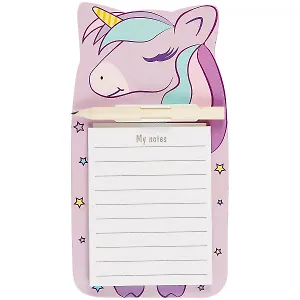 Блок для записей с карандашом 90*170 40л на магните "Единорог", инд.уп..