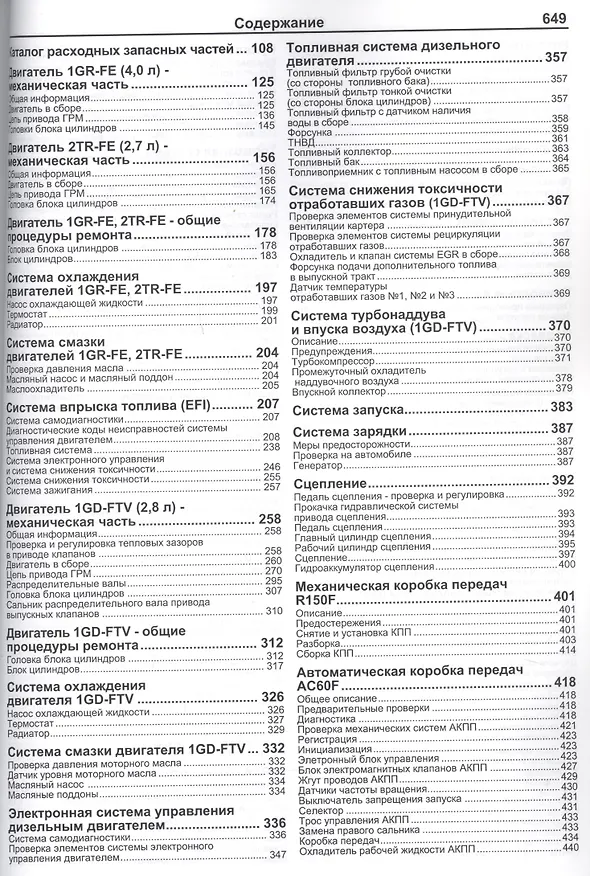 Книга Toyota Land Cruiser Prado 150 c 2015 бенз. 1GR-FE(4,0), 2TR-FE(2,7) и диз. 1GD-FTV(2,8). По ремонту и техническому обслуживанию. Электрооборудование кузова и схемы электрооборудования (комплект из 2 книг) () — 3