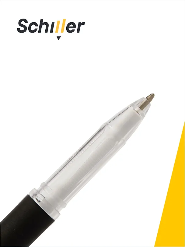 Набор шариковых ручек синих 1 мм, Bright, Schiller, 12 штук, в ассортименте 3066619 — 3