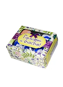 Мыльные лепестки в картонной коробке Гармонии и счастья (6шт) (777884)