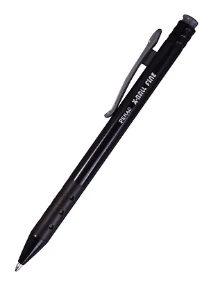 Ручка шариковая Penac, X-ball fine, автоматическая черная 0,7 мм 245950