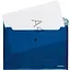 Папка-конверт А4 на кнопке "Diagonal Classic" непрозрачн.пластик, синий, Erich Krause — 259641 — 2