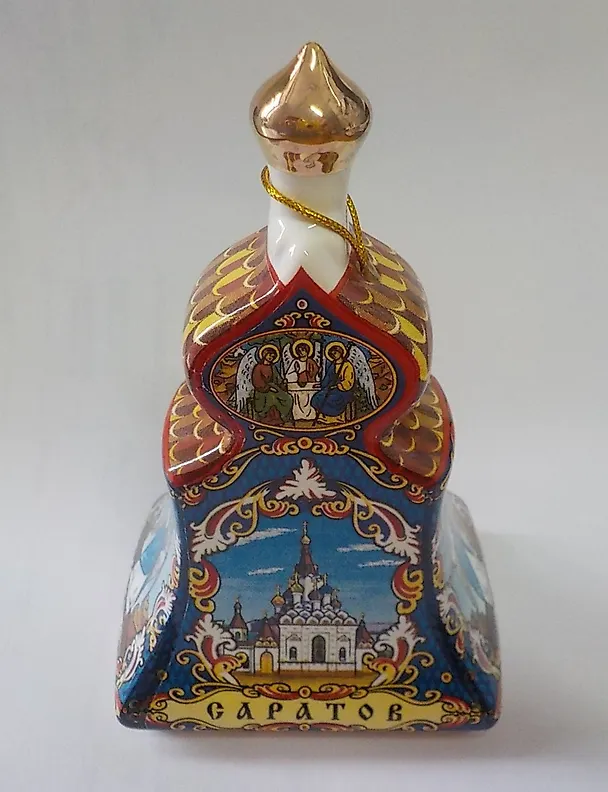 Колокольчик фарфоровый Терем большой (00151) 2525119 — 1