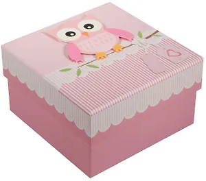 Коробка подарочная "Совы.Owls", 13*13*7,5см