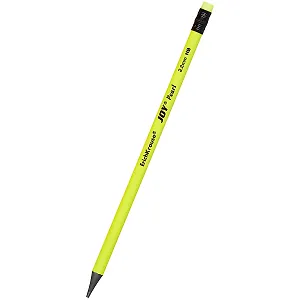 Карандаш Erich Krause, Joy, чернографитный HB с ластиком