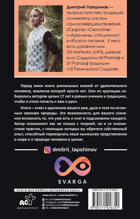 Книга Звук безмолвия. Сварга. Гармония целостного развития (Дмитрий Лапшинов) — 2