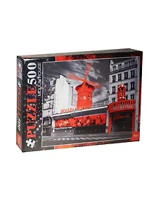 Пазлы 500 А2ф Мулен Руж (500П32_08020) (34х46см) (12+) (Hatber) (коробка)
