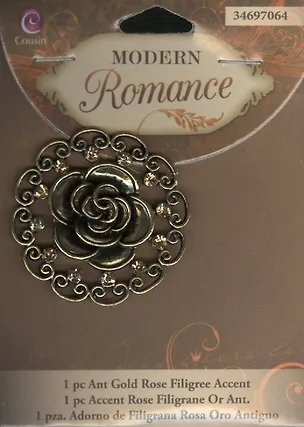 Декоративный элемент роза (34697064) (1 шт.) (упаковка) 2368191