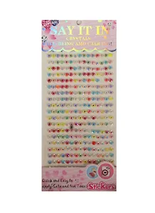 Стразы кристаллы с золотым напылением микс цветов (11096402)