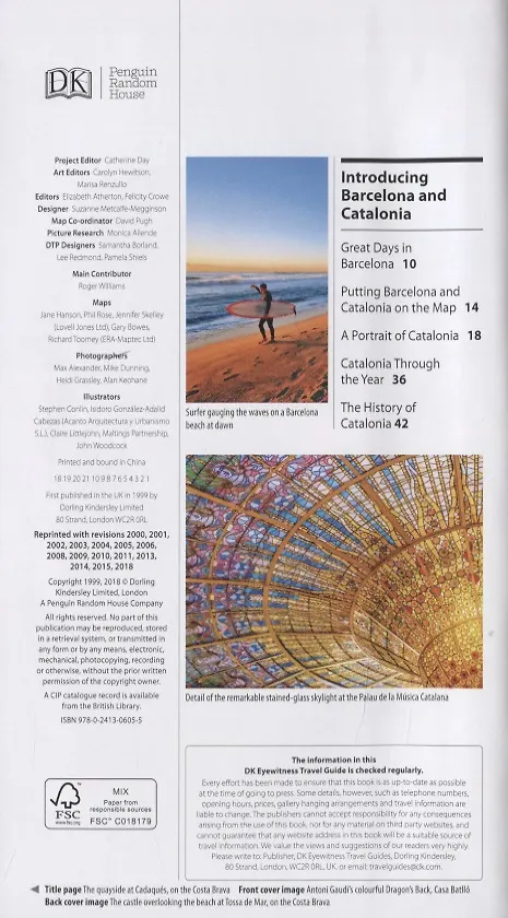 Книга Barcelona and Catalonia + карта (R. Williams) — 6