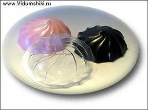 Пластиковая форма для мыла Зефир большой 2313301