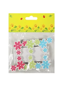 Набор прищепок, 6 шт, в пакете с хедером, тройные цветы (11-06943-19)