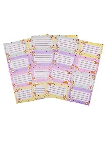 Наклейки для тетрадей "Corgi's life",  24 штуки