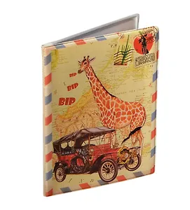 Обложка на автодокументы Жираф (KW063-000008)
