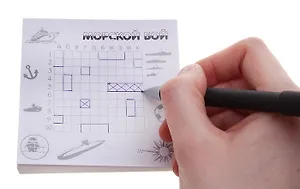 Блокнот стикер с игрой Морской бой 8*8 см (594288) (Сима-ленд)