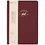 Ежедневник недат. А5 96л "Bambi" бордовый, иск.кожа, интегр.переплет, тонир.блок, ляссе — 2944659 — 1