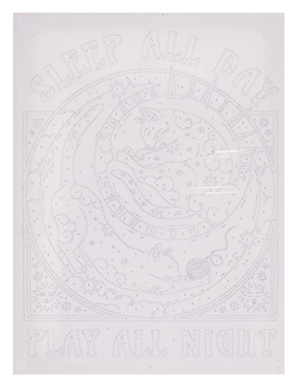 Картина по номерам "Спи днем, ночью играй", на подрамнике, 30х40 см 3113374 — 4