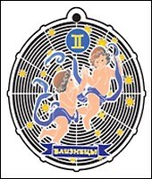 Закладка для книг Знак зодиака Близнецы (RBM-16) (Мир Бижу) 2343804 — 1