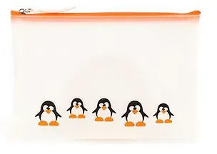 Сумочка на молнии Busta Пингвины (90008058915) (22,5х14,5) 2370438